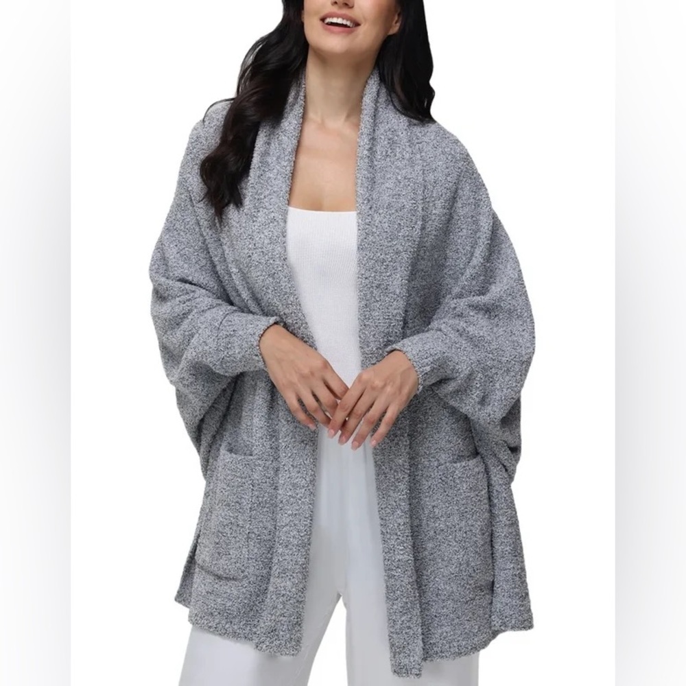 525 Coze cape wrap sweater